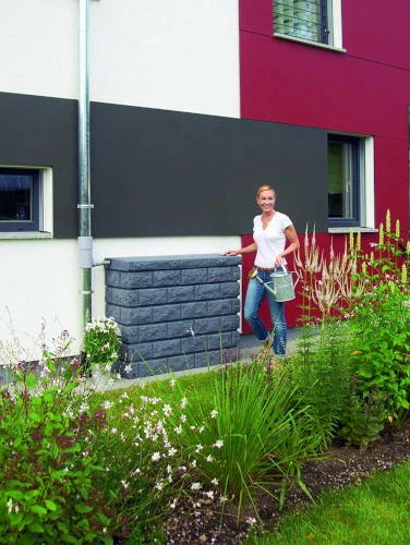 récuperateur d'eau design coloré