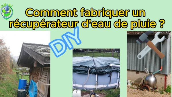 comment fabriquer un récupérateur d'eau de pluie DIY